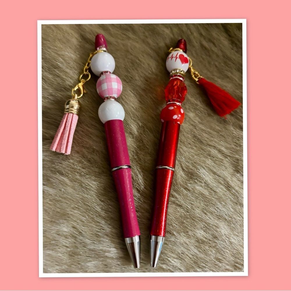 Valentine's Day Embellished Pens (2)
